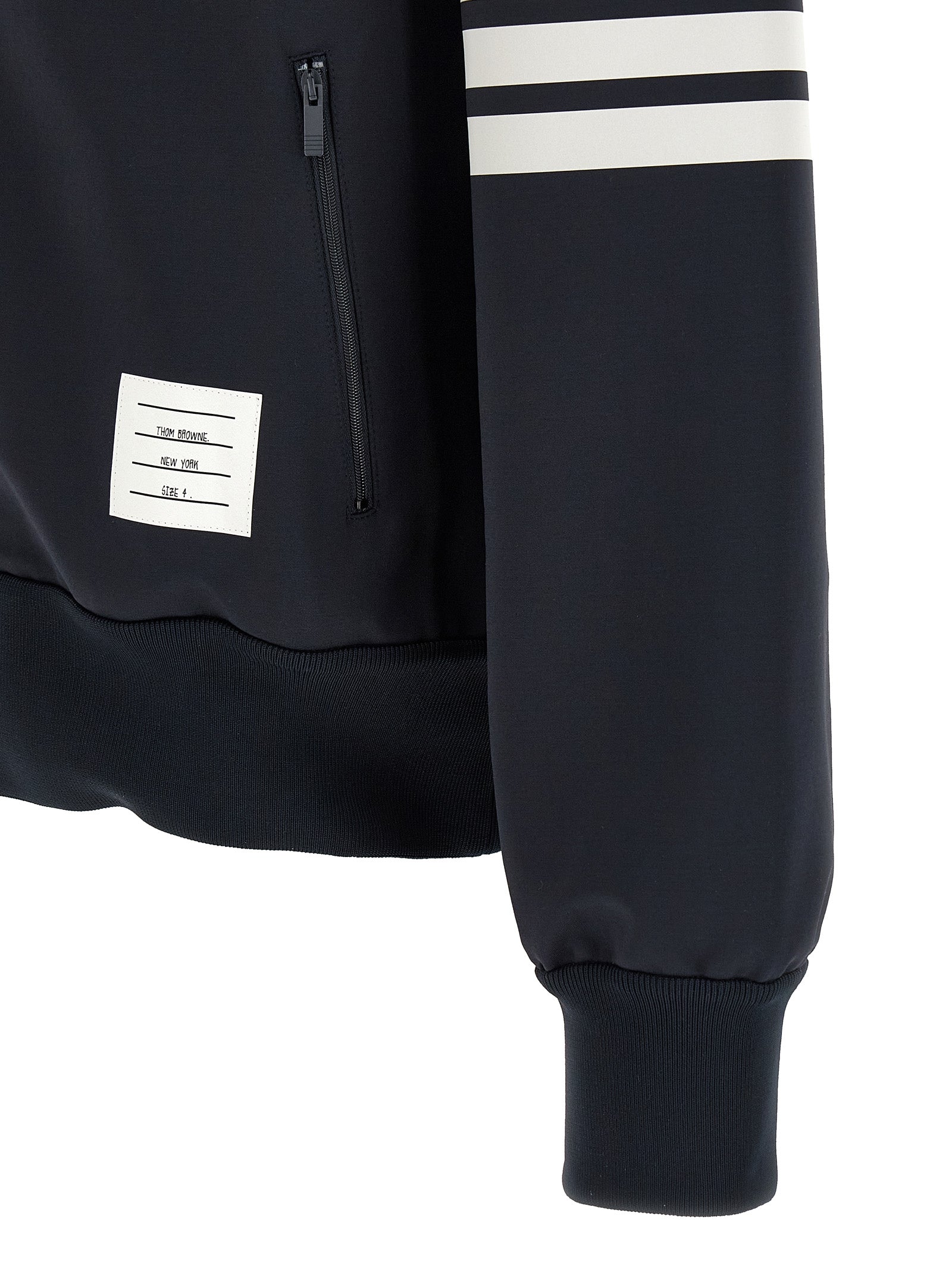Thom Browne Blue Viscose Men's Bomber