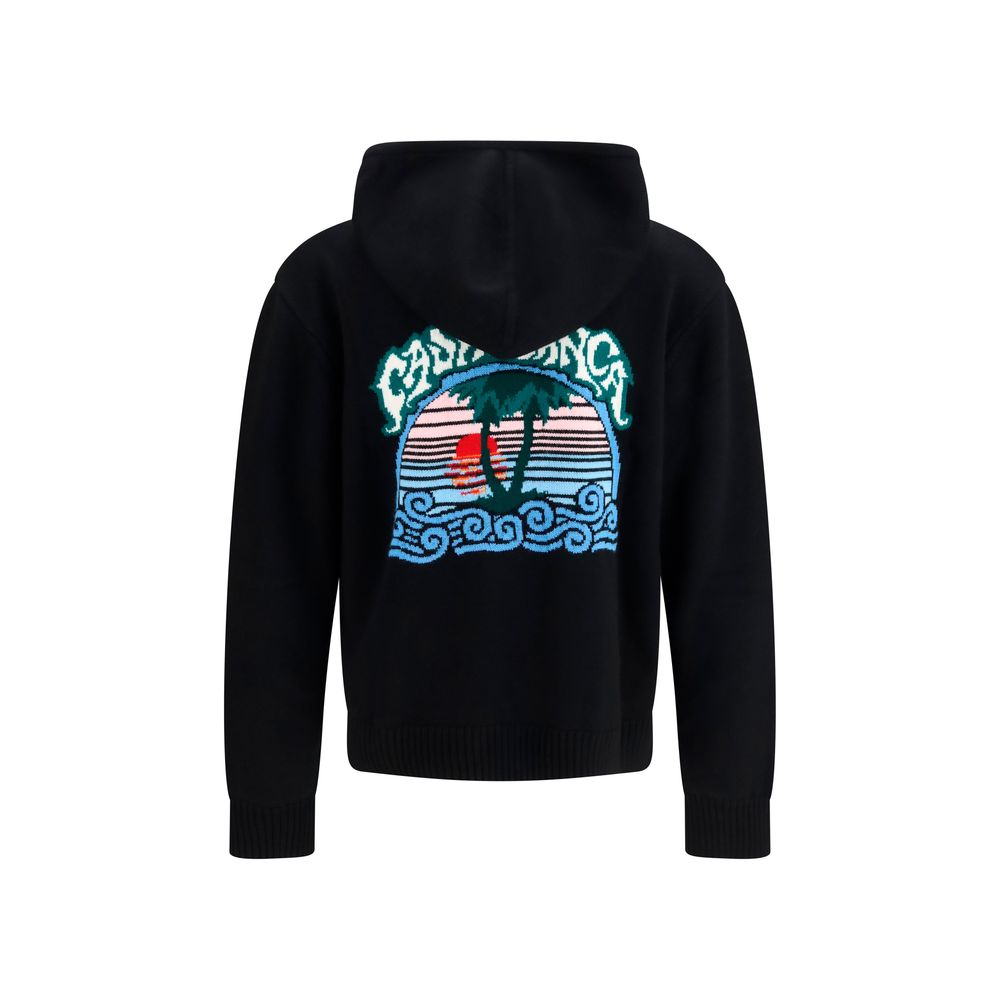 Casablanca Black Wool Oves Aries Men's Sweatshirt