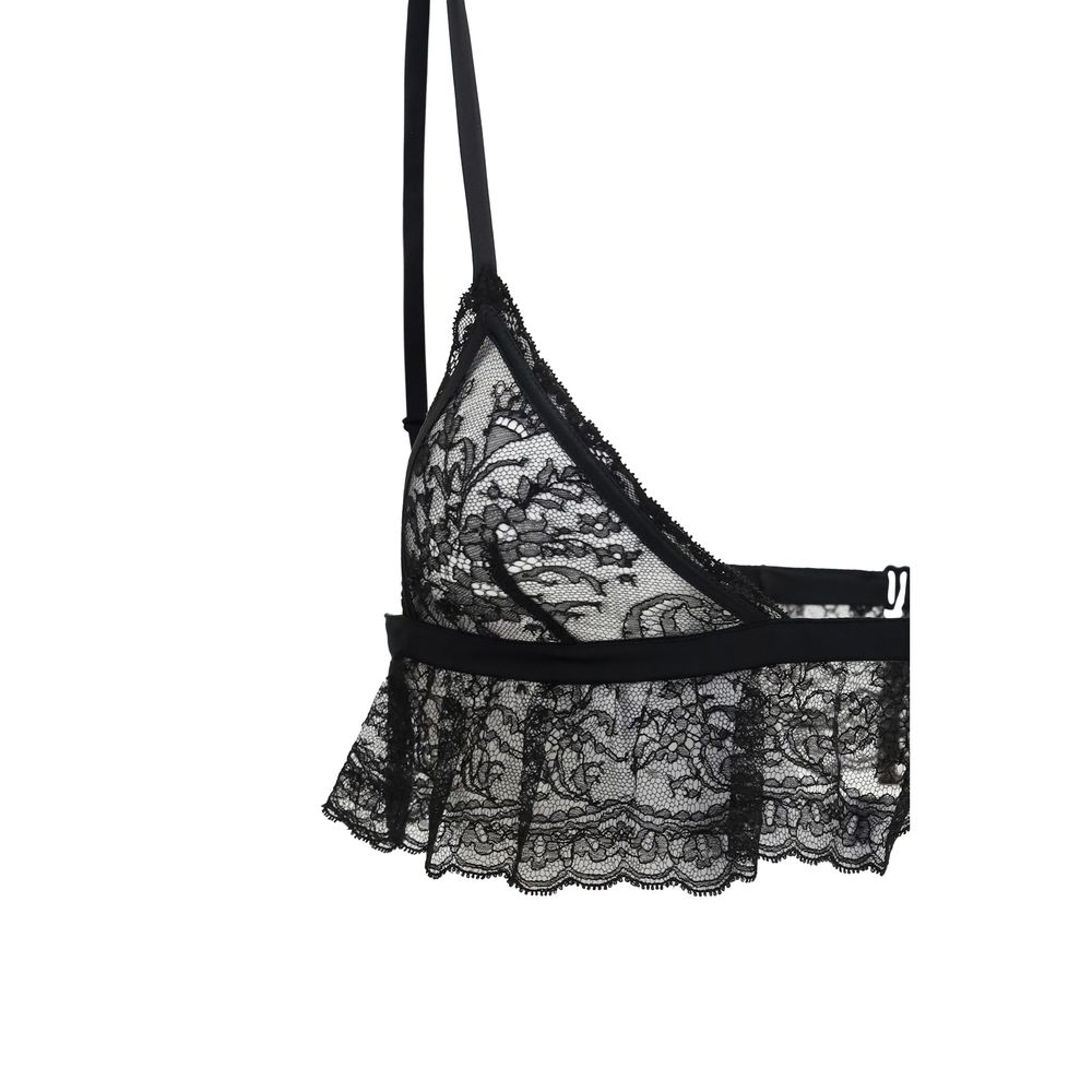 Dolce & Gabbana Black Cotton Women's Bra