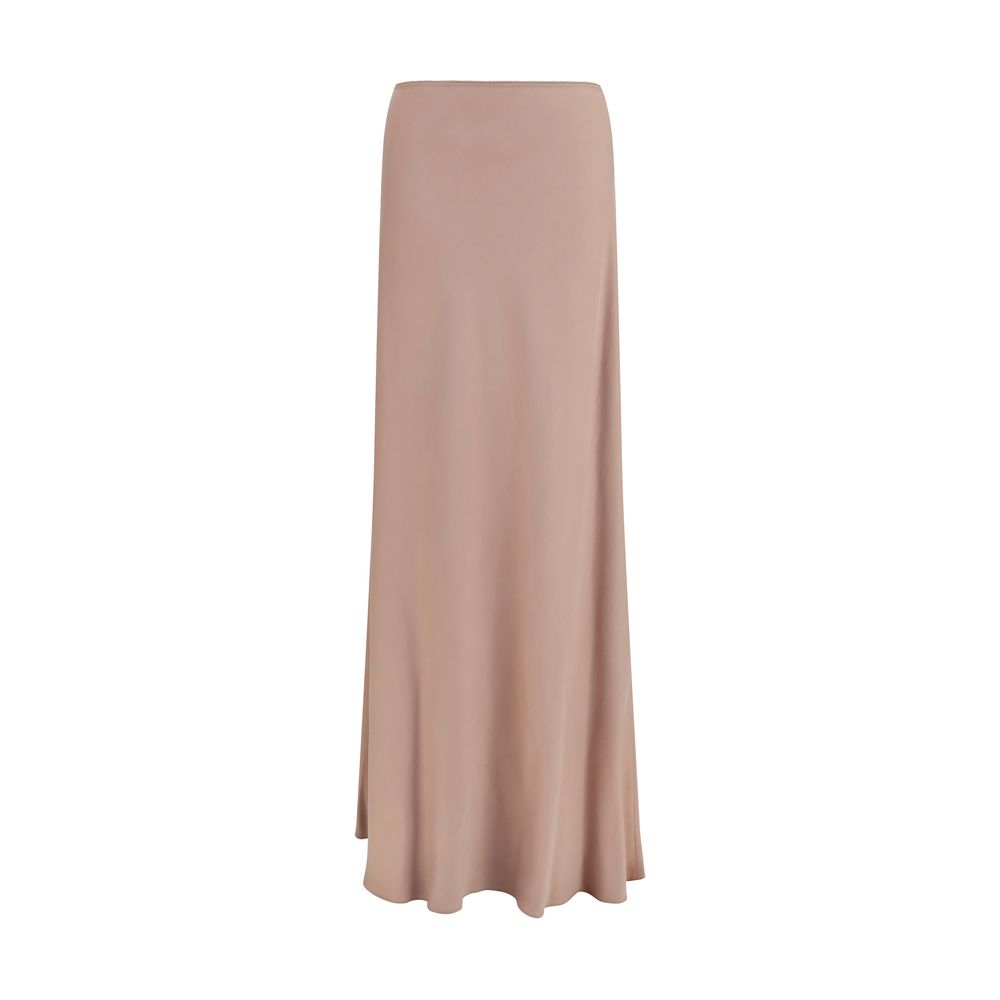 Fabiana Filippi Beige Lyocell Long Women's Skirt