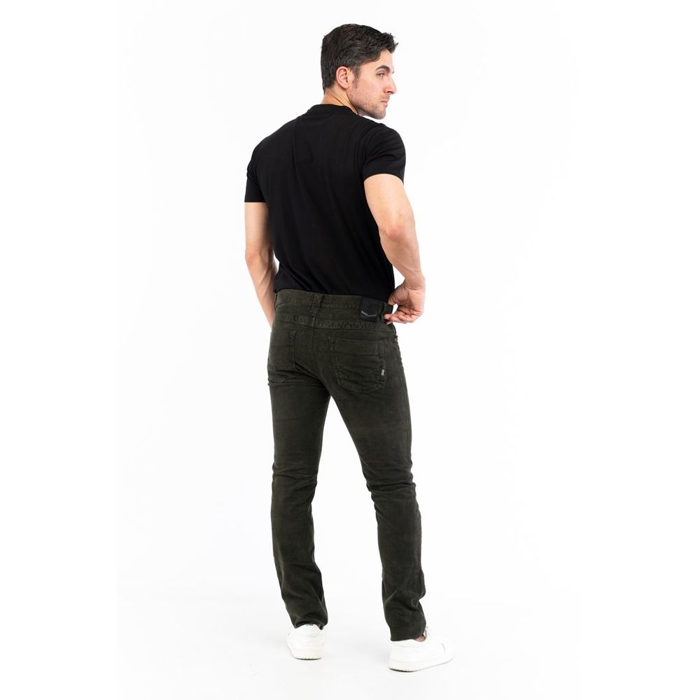 Bikkembergs Bicolor Cotton Casual Men's Pants