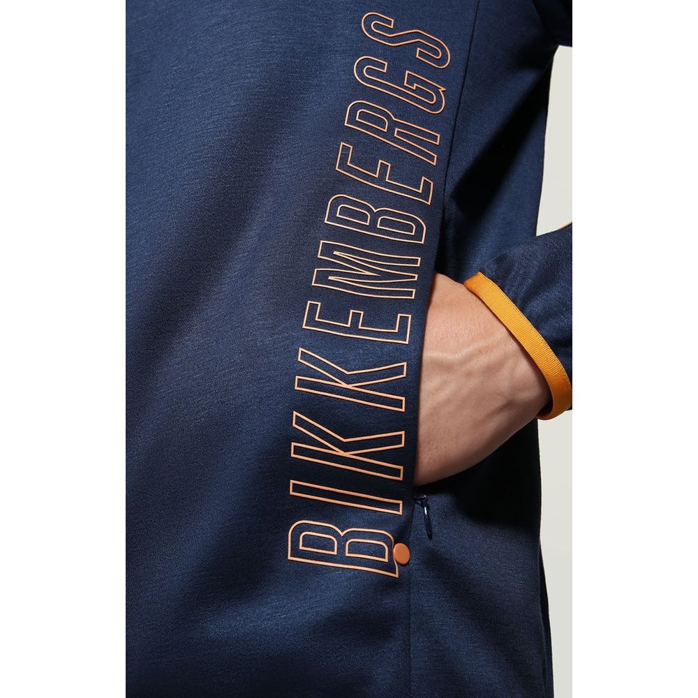 Bikkembergs Blue Cotton Men's Sweatshirt