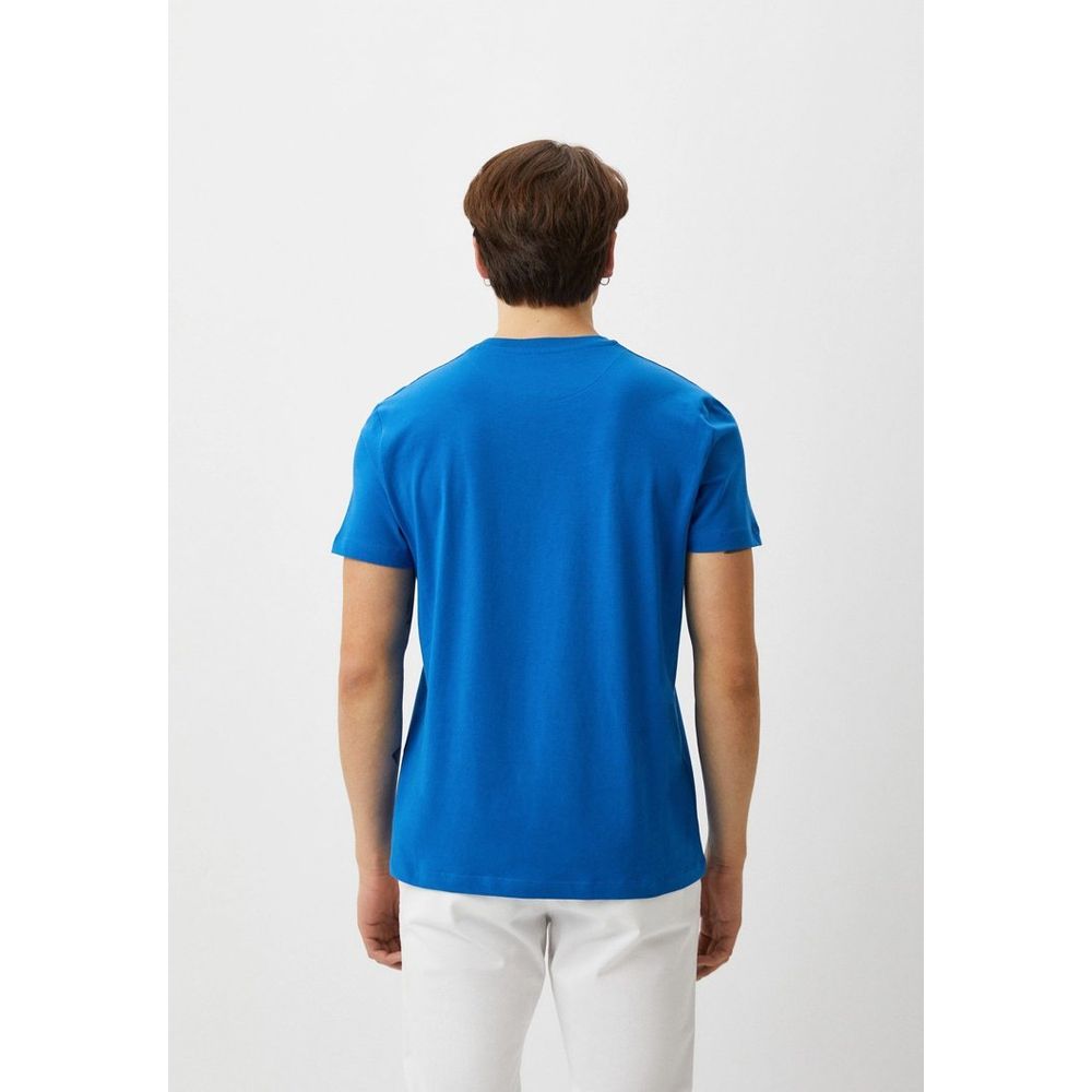 Bikkembergs Light Blue Cotton Men's T-Shirt