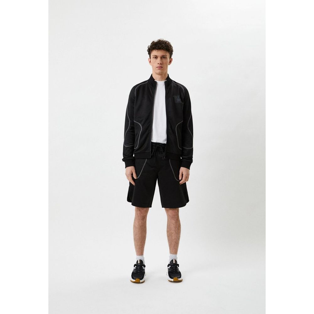 Bikkembergs Black Polyester Men's Sweatshirt