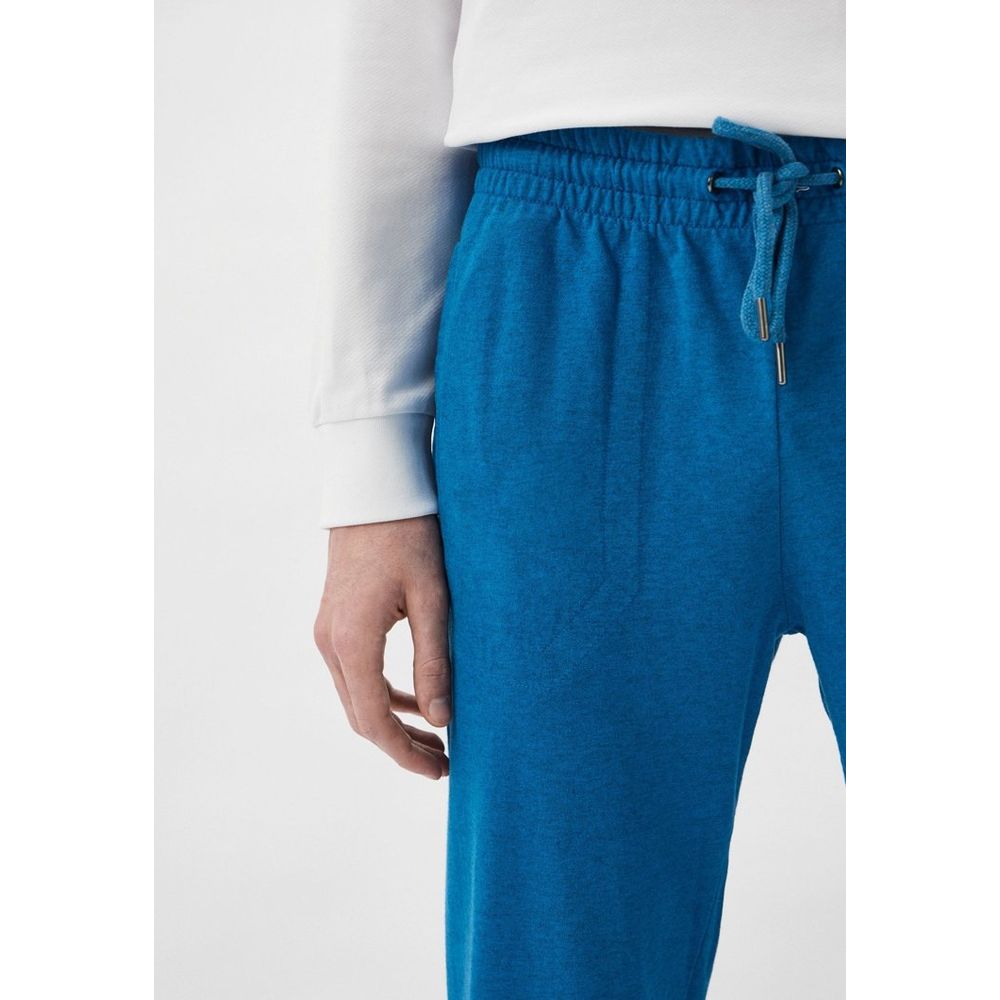 Bikkembergs Light Blue Cotton Joggers (Workout Men's Pants)