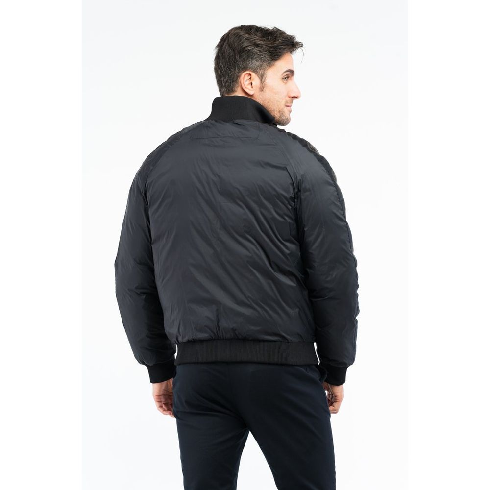 Bikkembergs Black Nylon Men's Bomber
