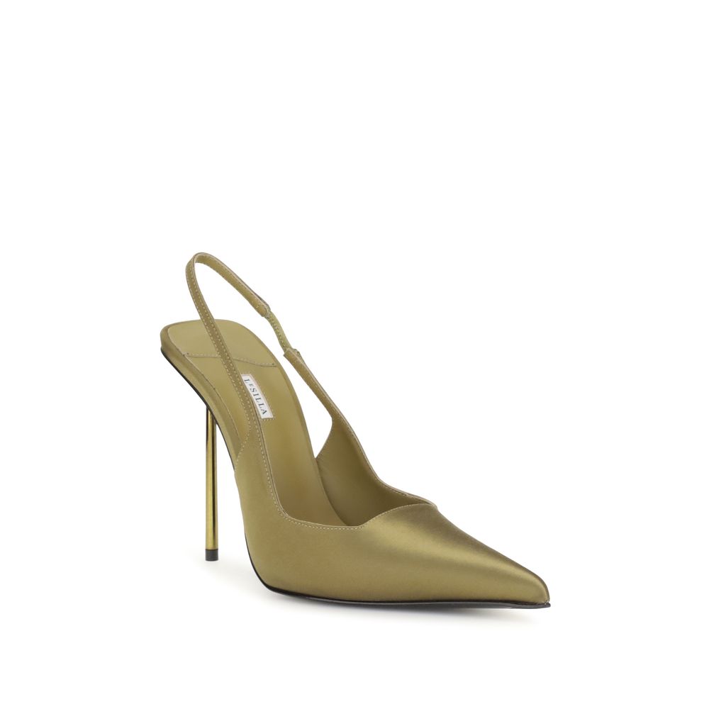 LE SILLA Bicolor Silk Women's Pumps