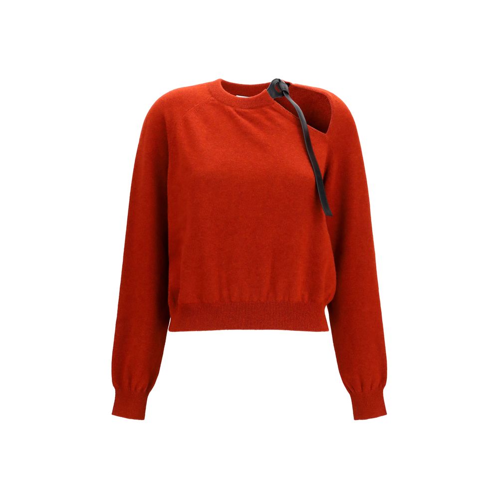 Ferragamo Red Wool Oves Aries Women's Sweatshirt