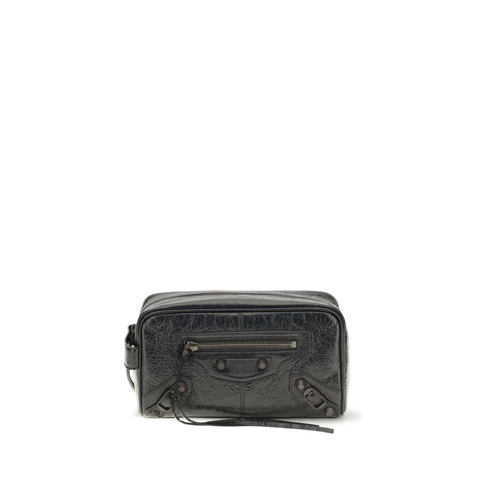 Balenciaga Black Lamb Ovis Aries Aries Men's Wallet