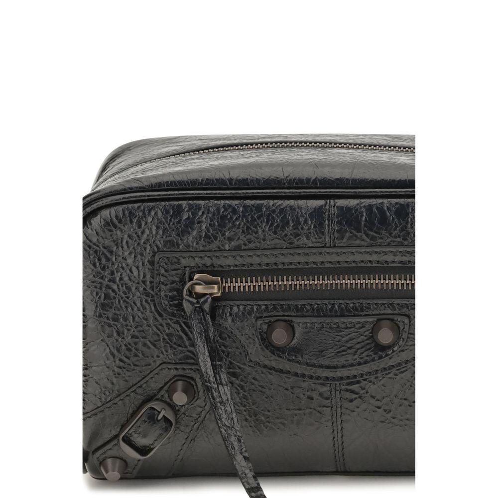 Balenciaga Black Lamb Ovis Aries Aries Men's Wallet