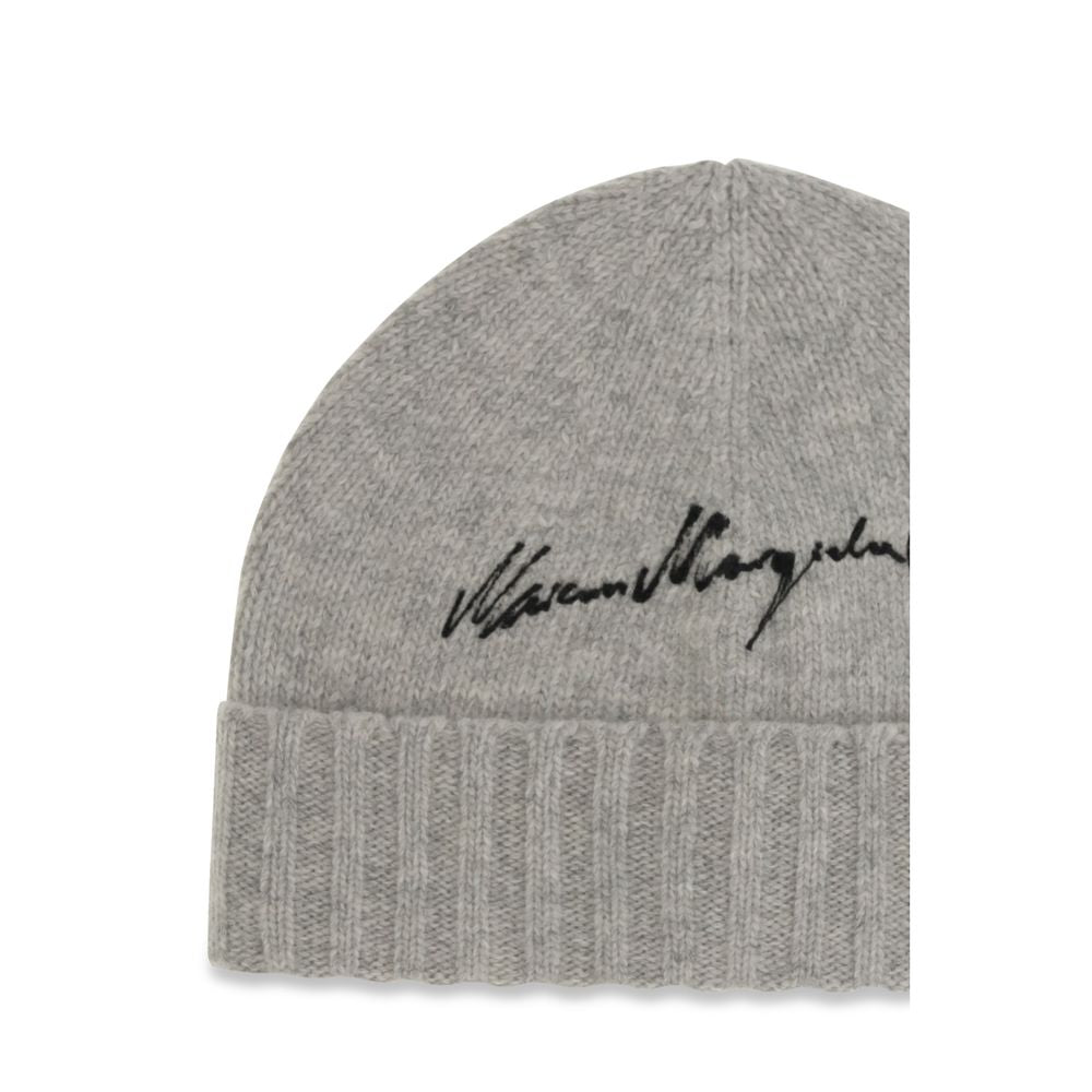 MM6 Gray Wool Oves Aries Women's Beanie
