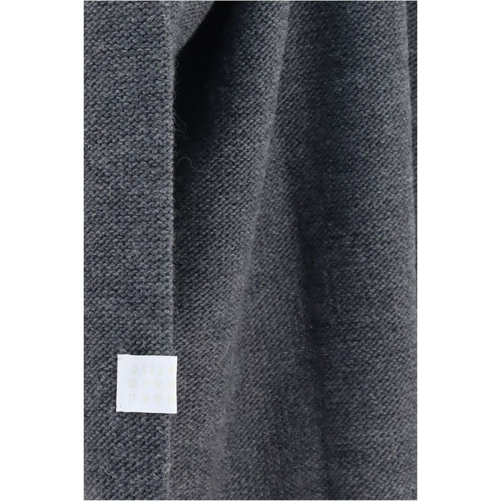 MM6 Gray Marabou Women's Sweatshirt