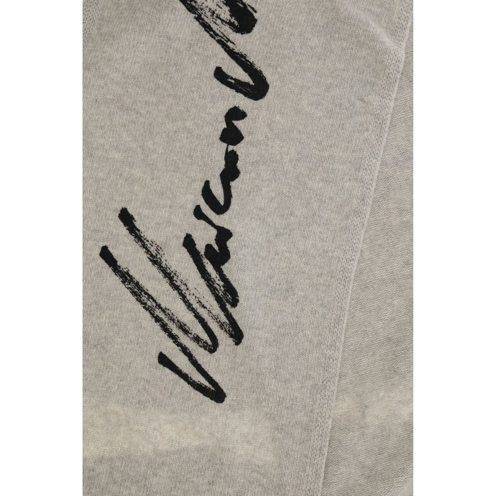MM6 Gray Wool Oves Aries Women's Scarf