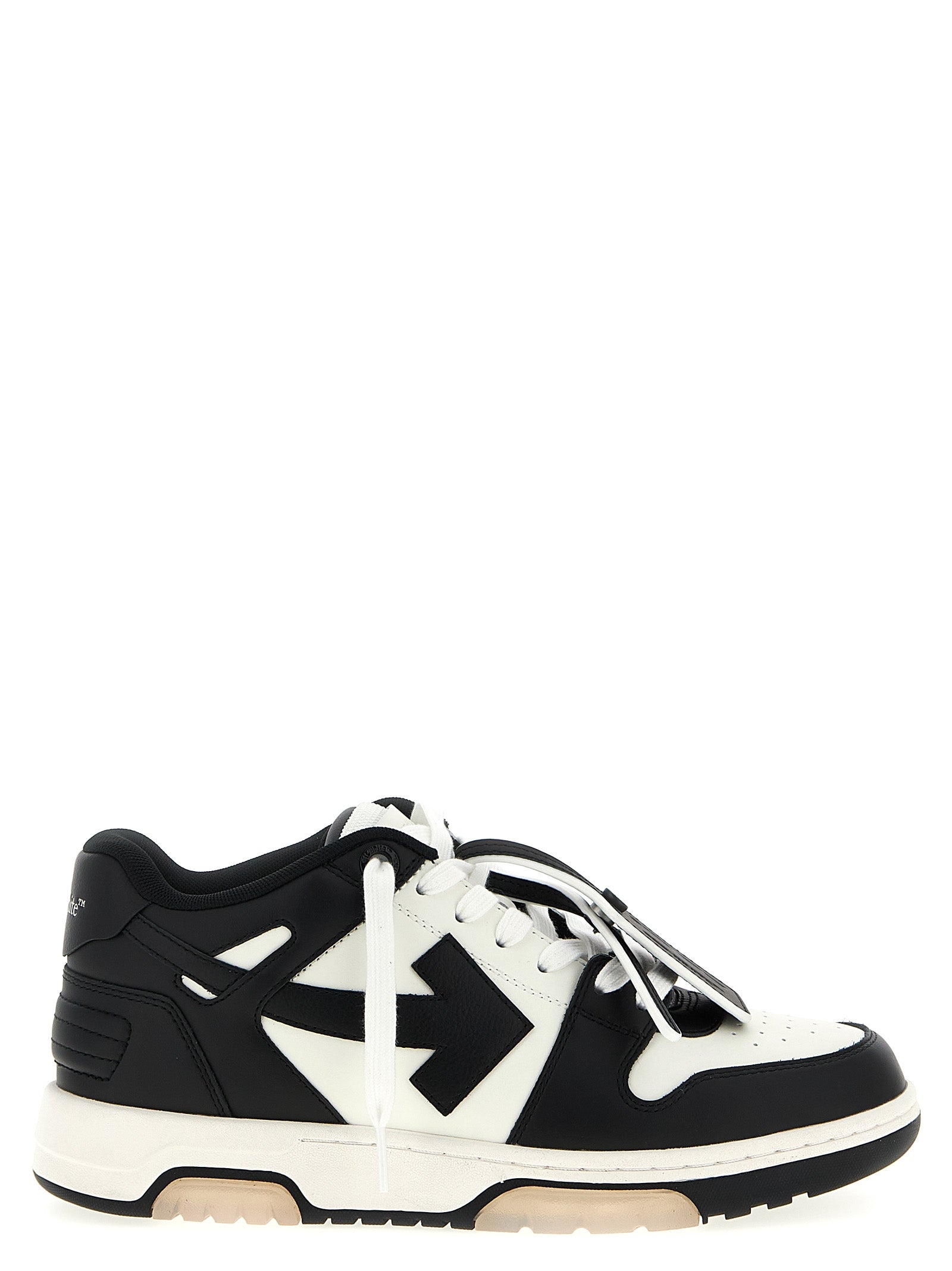 Off-White Bicolor Calfskin Low Top Men's Sneakers