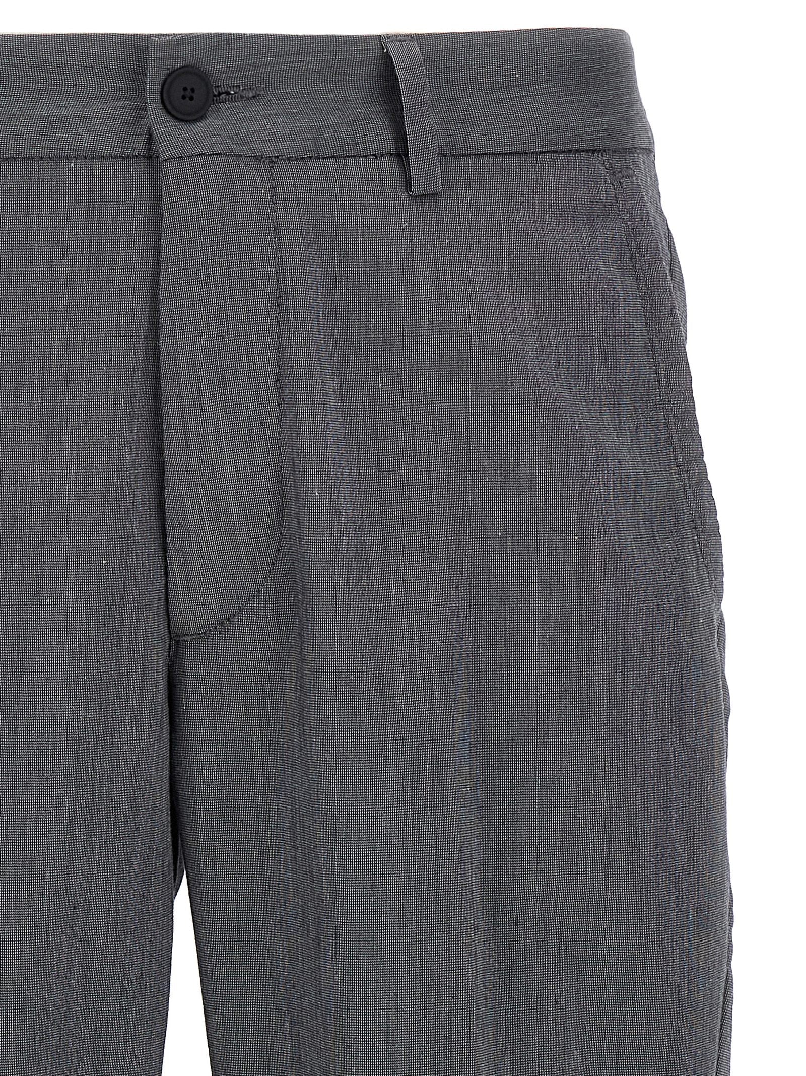 Hugo Boss Blue Cotton Casual Men's Pants