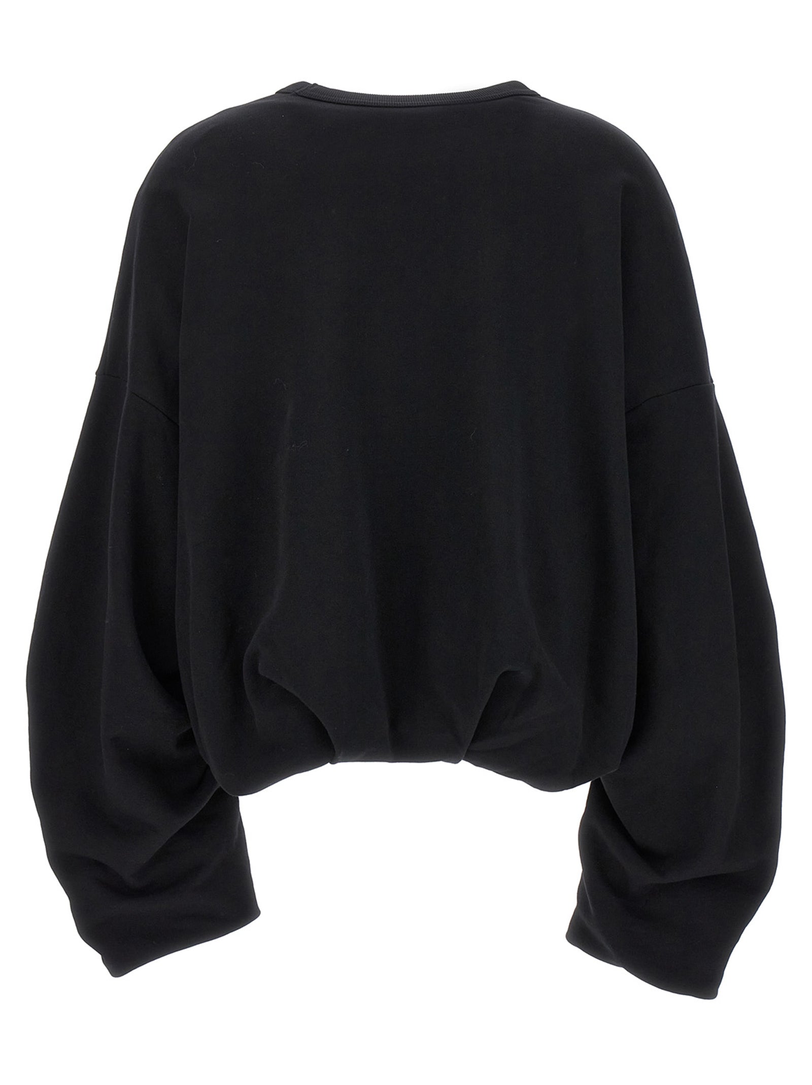 Dries Van Noten Black Cotton Women's Sweatshirt