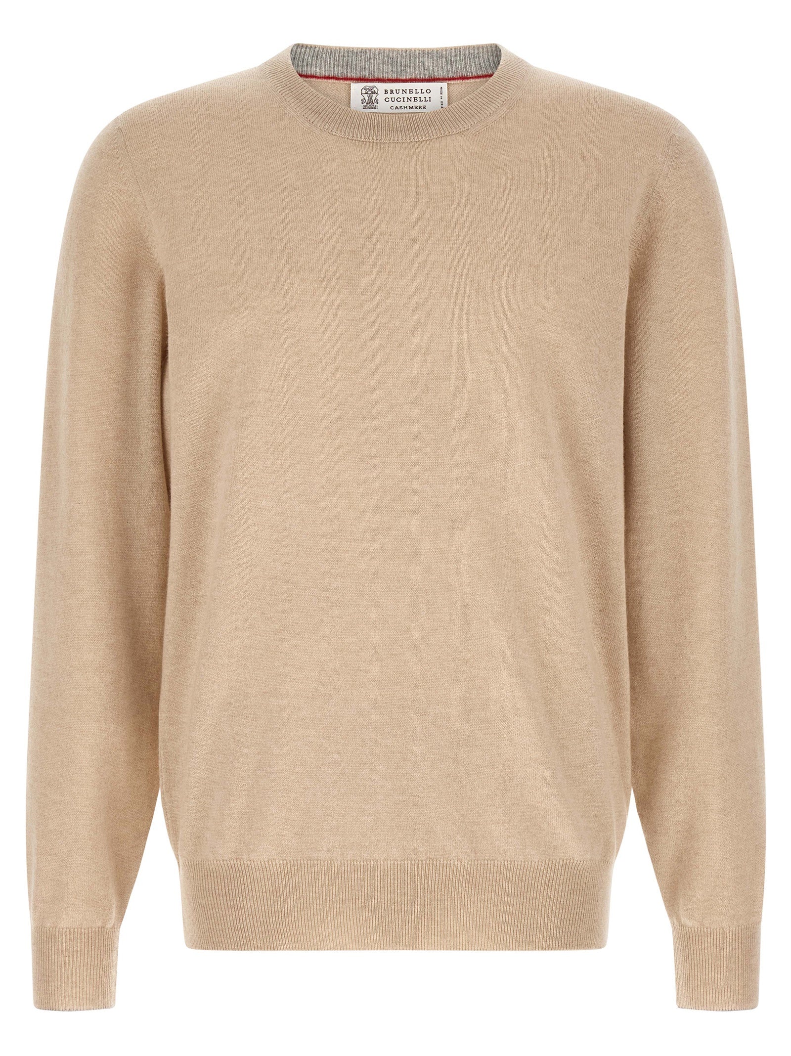 Brunello Cucinelli Beige Cashmere Men's Cardigan