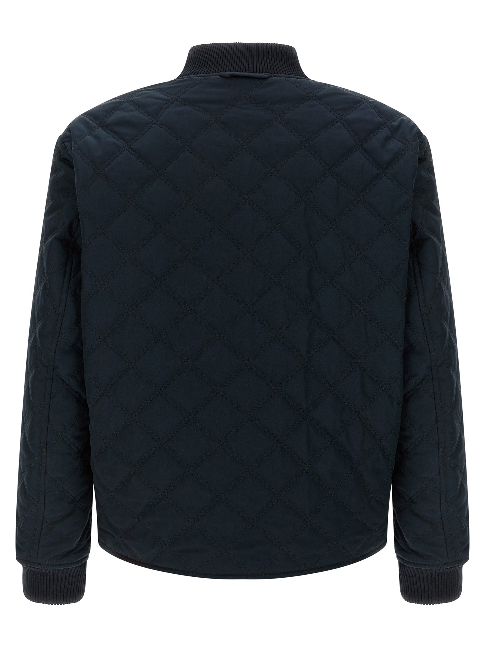 Hugo Boss Blue Polyester Men's Bomber