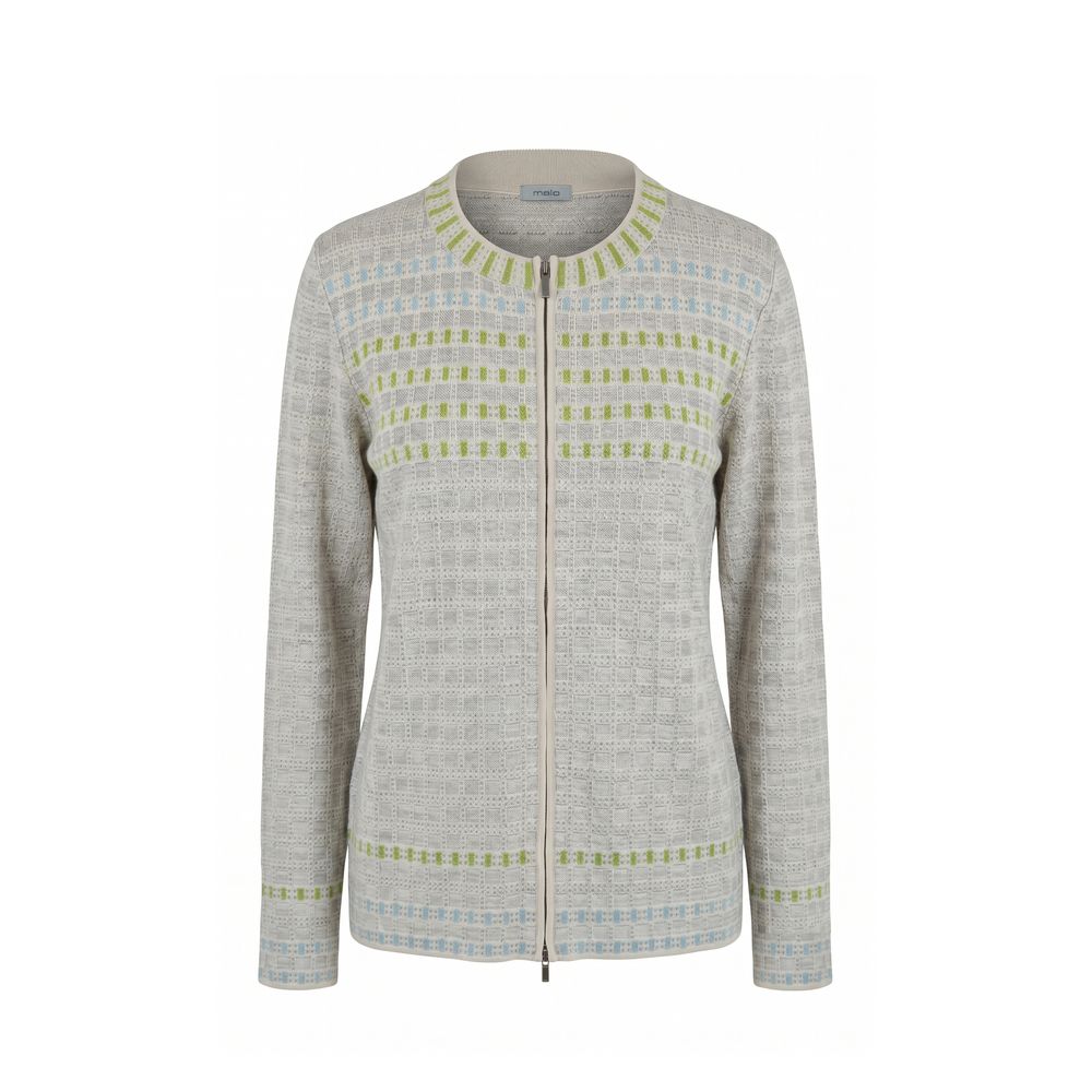 Malo Grey Silk Women Women's Sweater