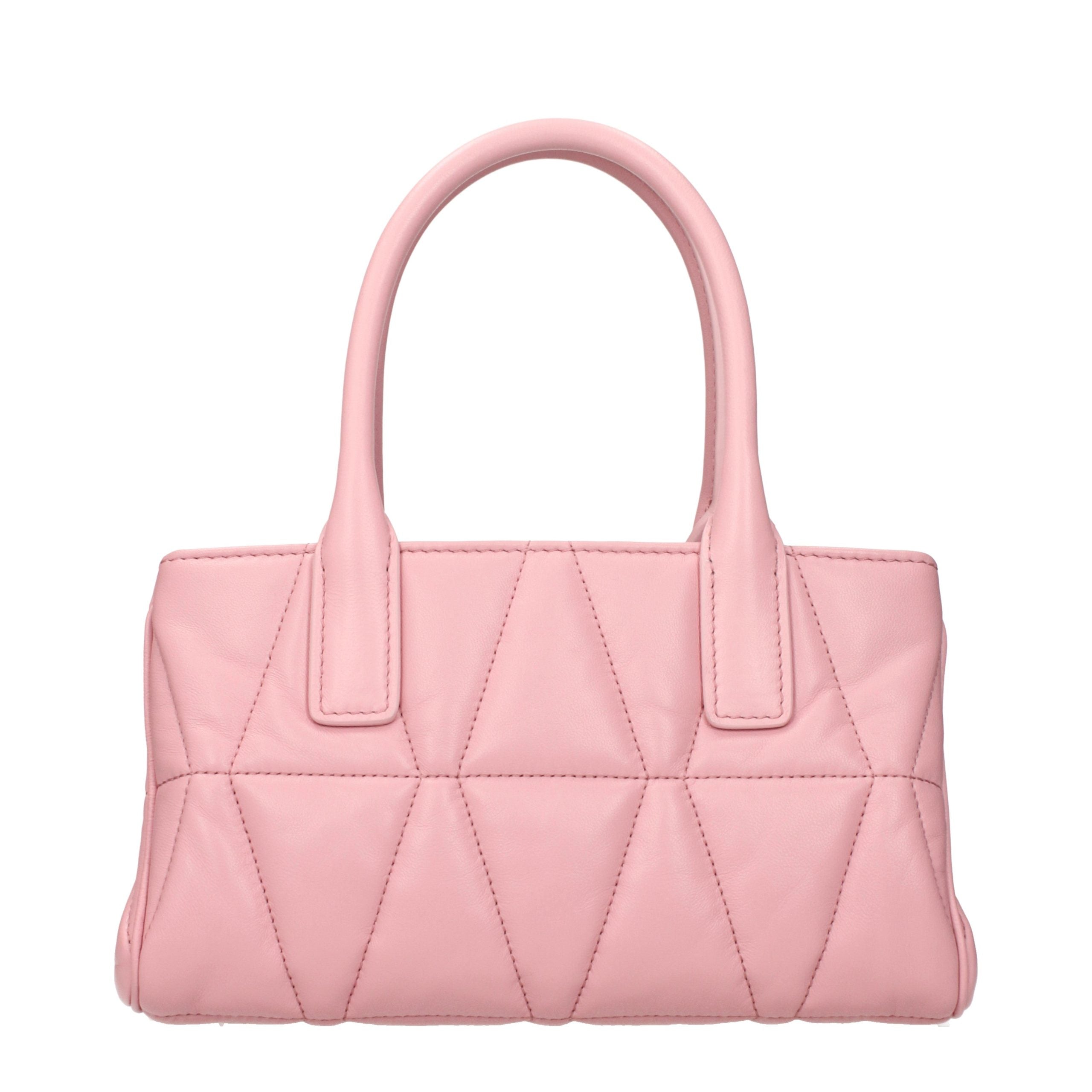 Versace Pink Leather Women's Handbag