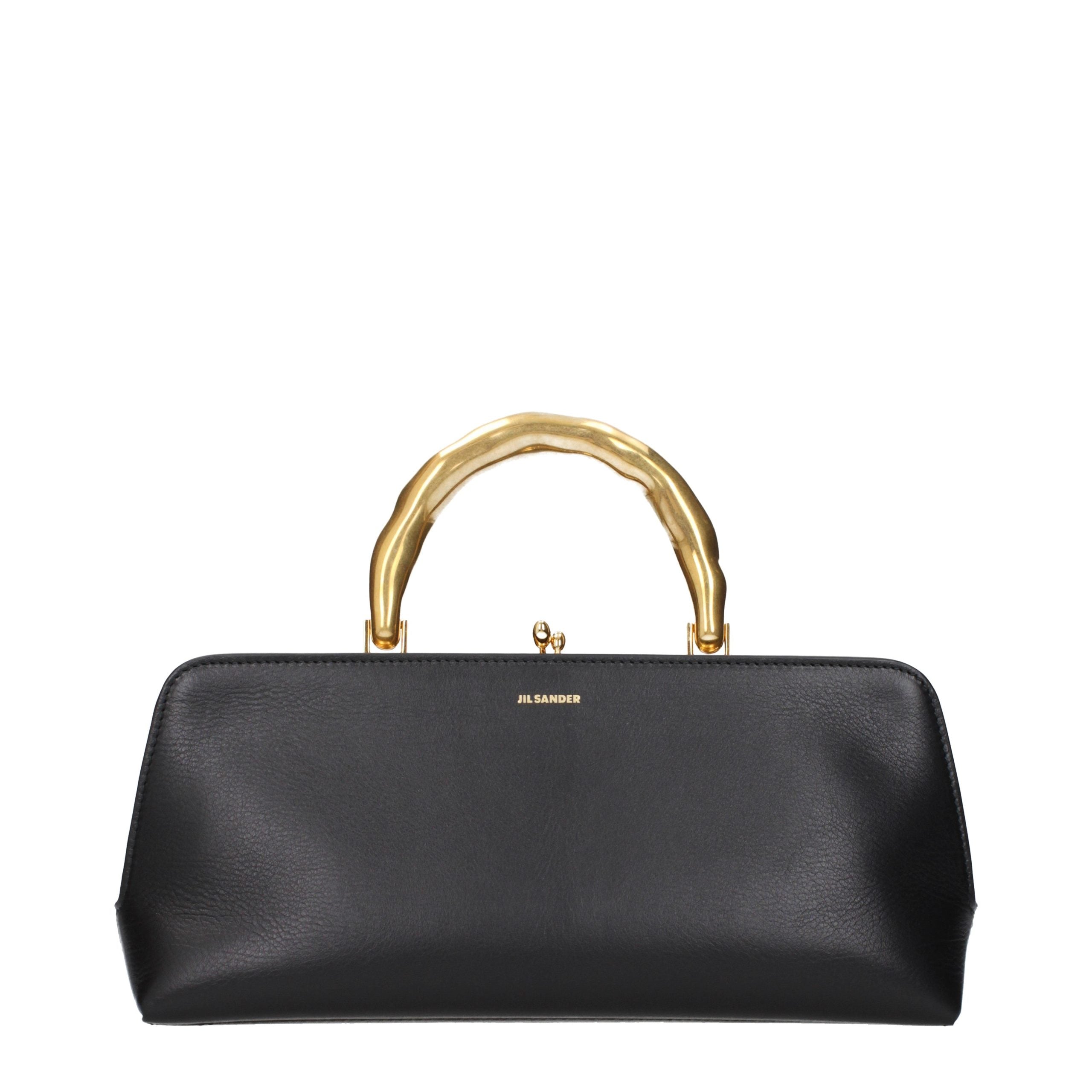 Jil Sander Black Leather Women's Handbag
