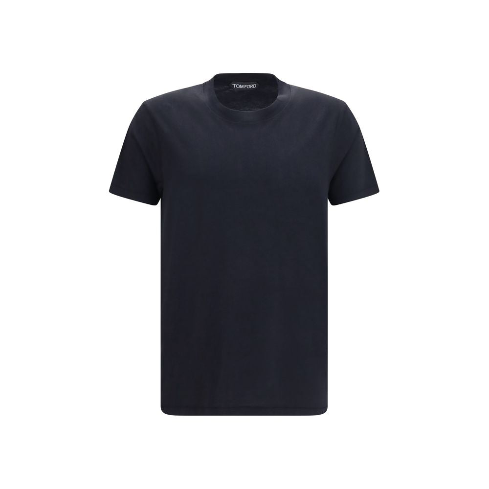 Tom Ford Black Cotton Men's T-Shirt