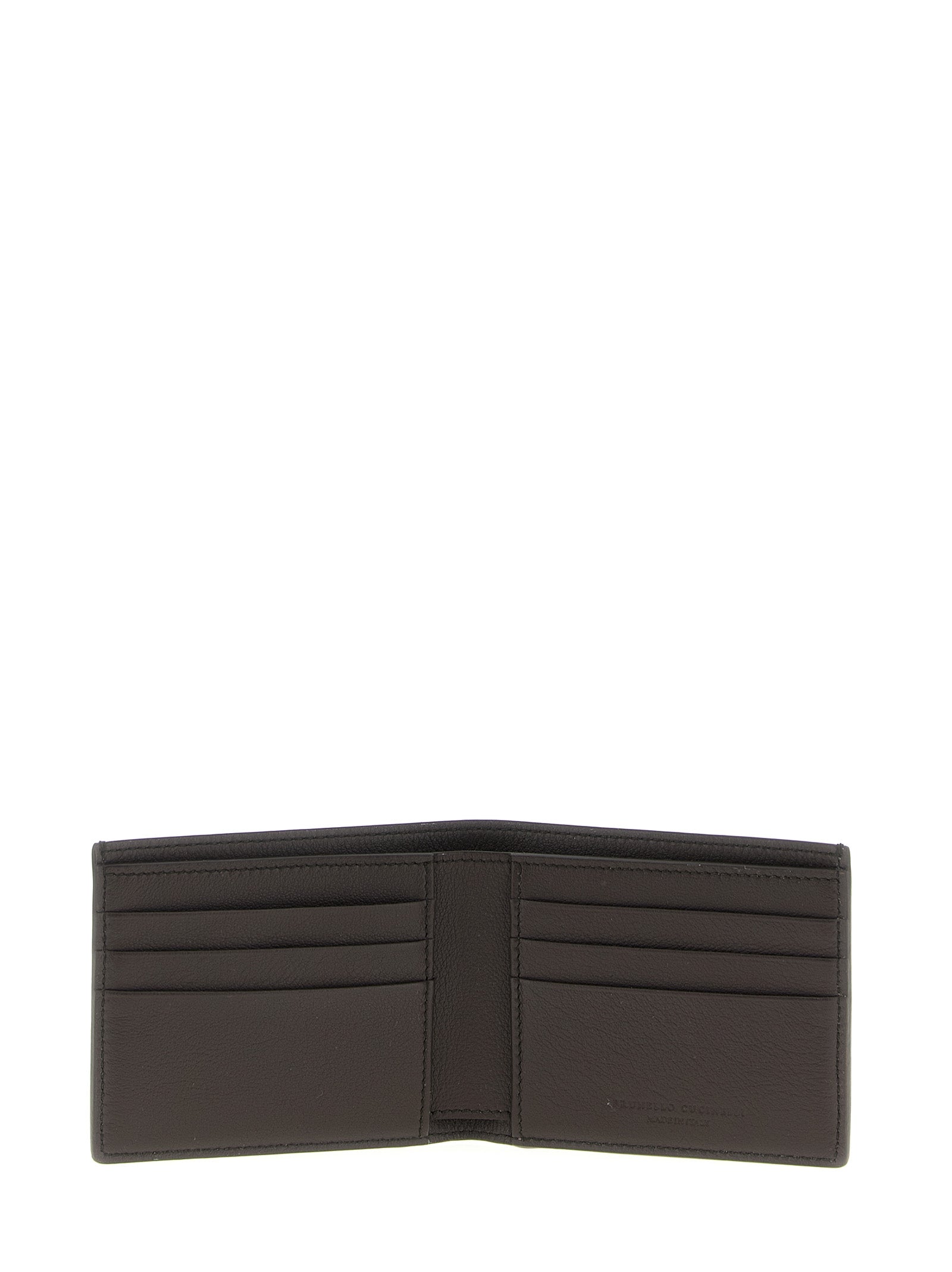 Brunello Cucinelli Brown Calfskin Men's Wallet