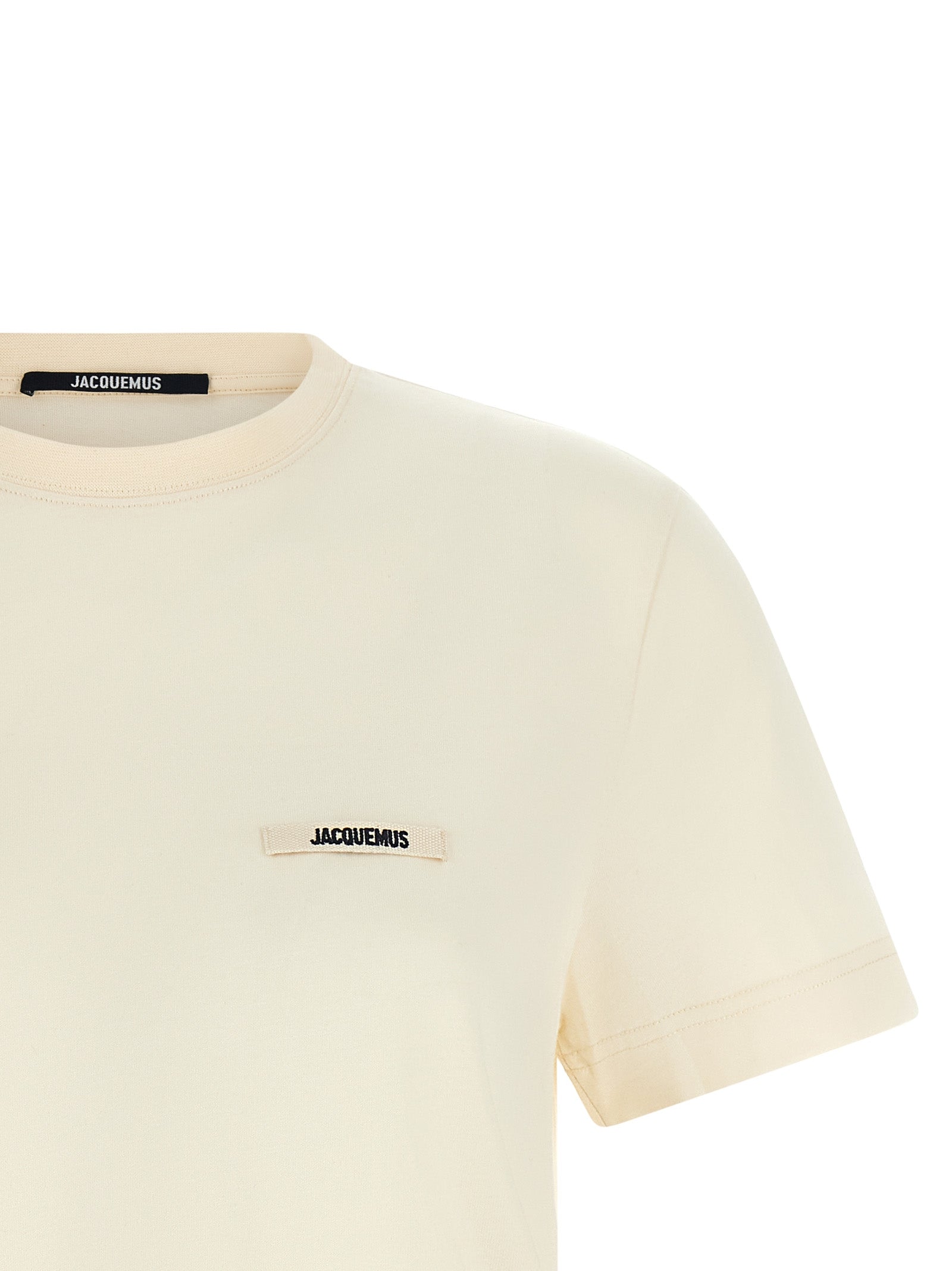Jacquemus Beige Cotton Women's T-Shirt