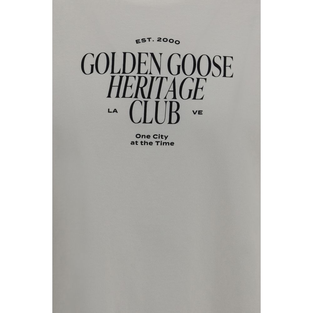 Golden Goose White Cotton Men's T-Shirt