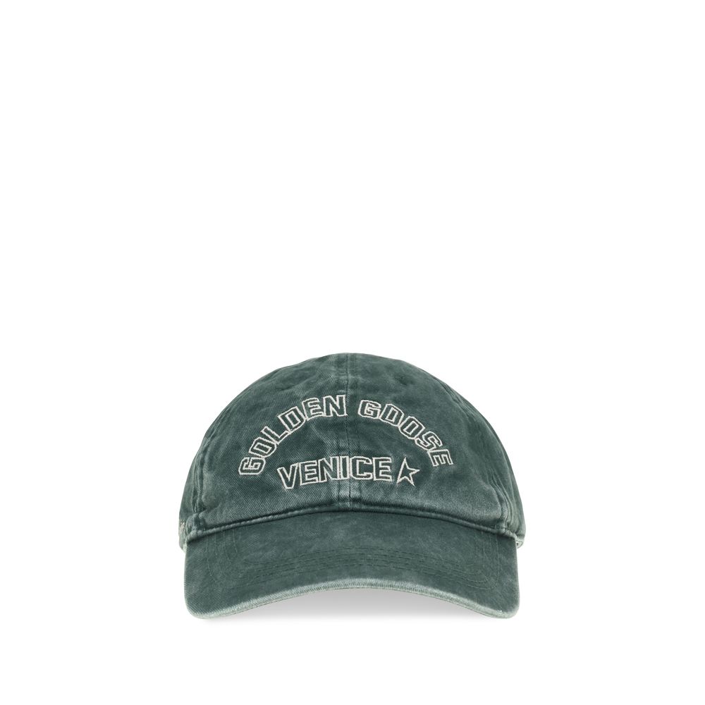 Golden Goose Bicolor Cotton Cap (Baseball Women's Hat)