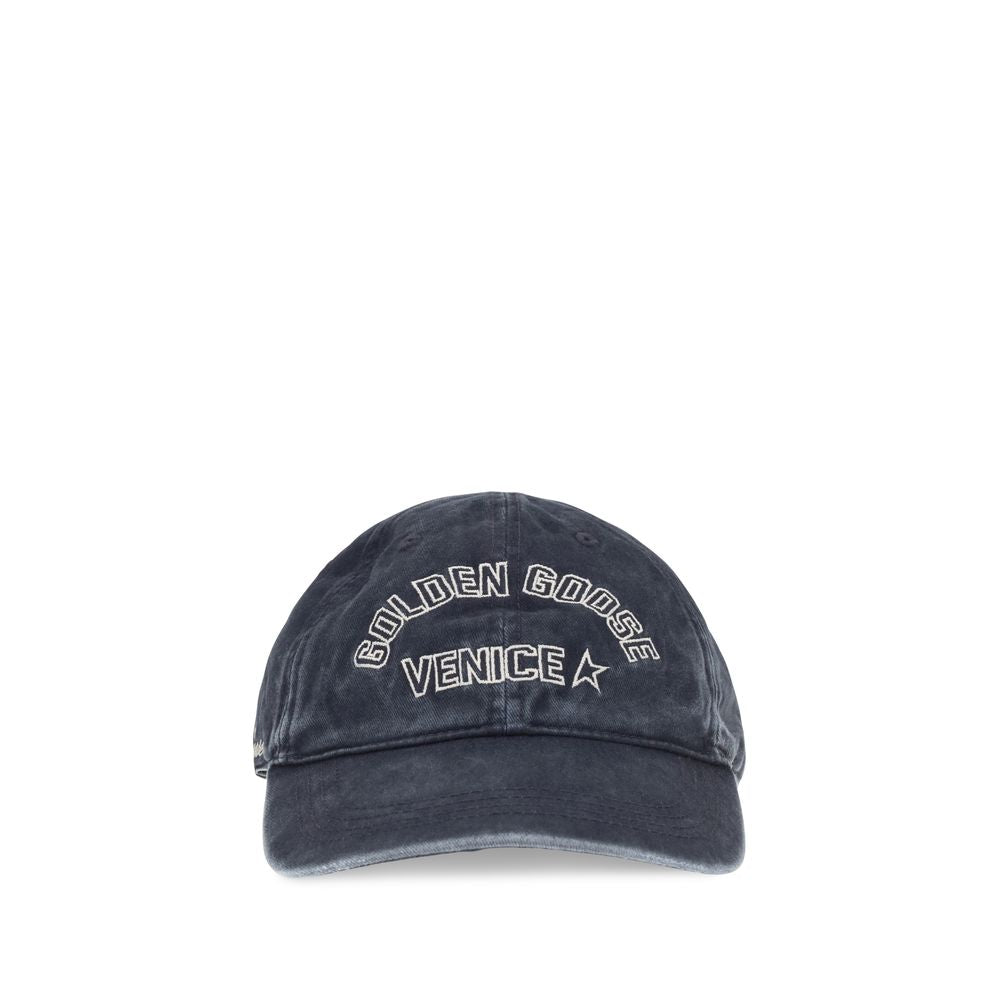 Golden Goose Blue Cotton Cap (Baseball Women's Hat)