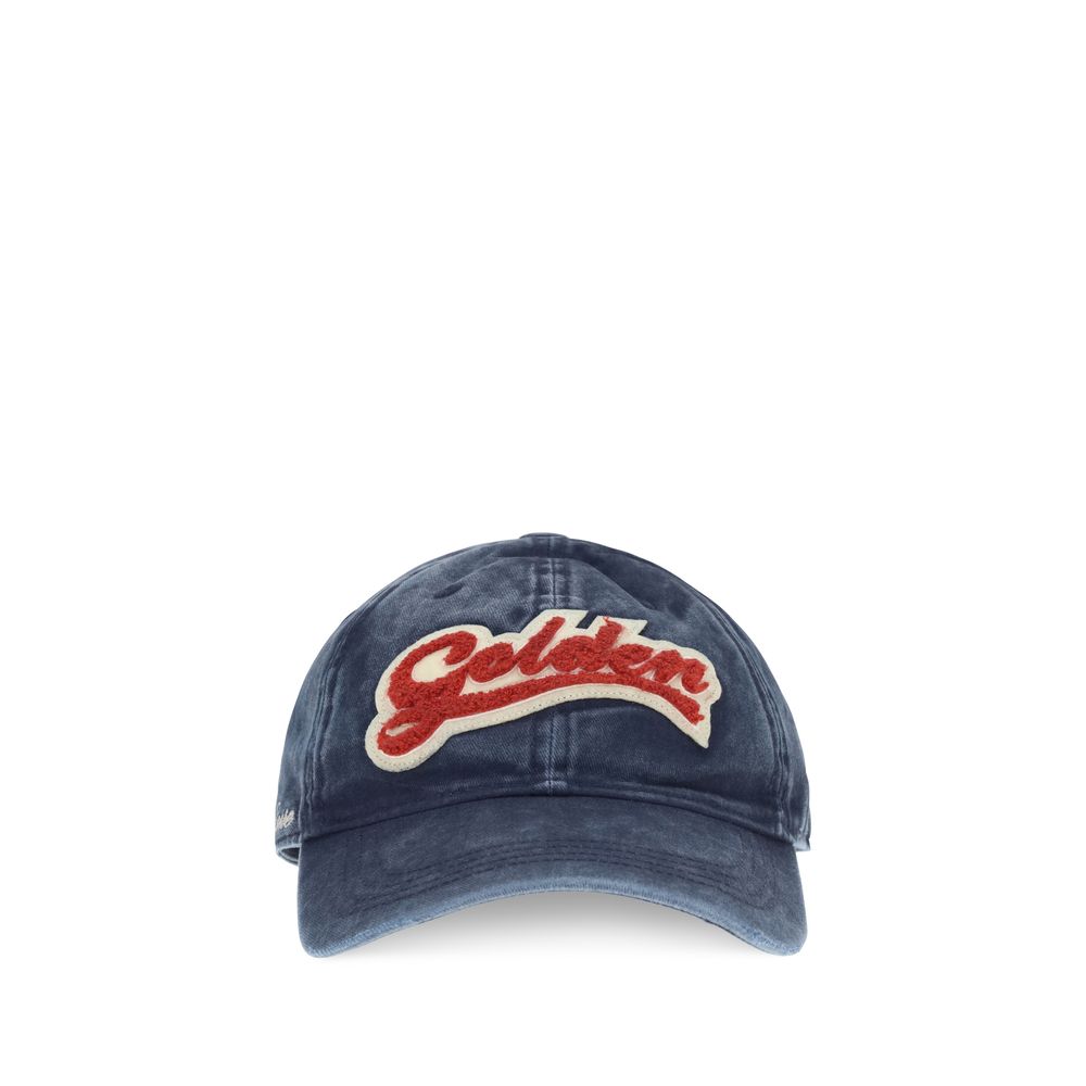Golden Goose Blue Cotton Cap (Baseball Women's Hat)