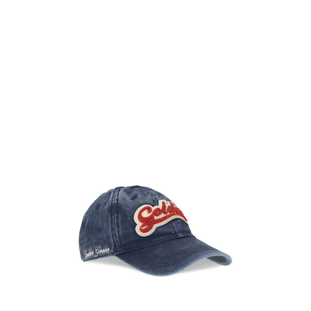 Golden Goose Blue Cotton Cap (Baseball Women's Hat)
