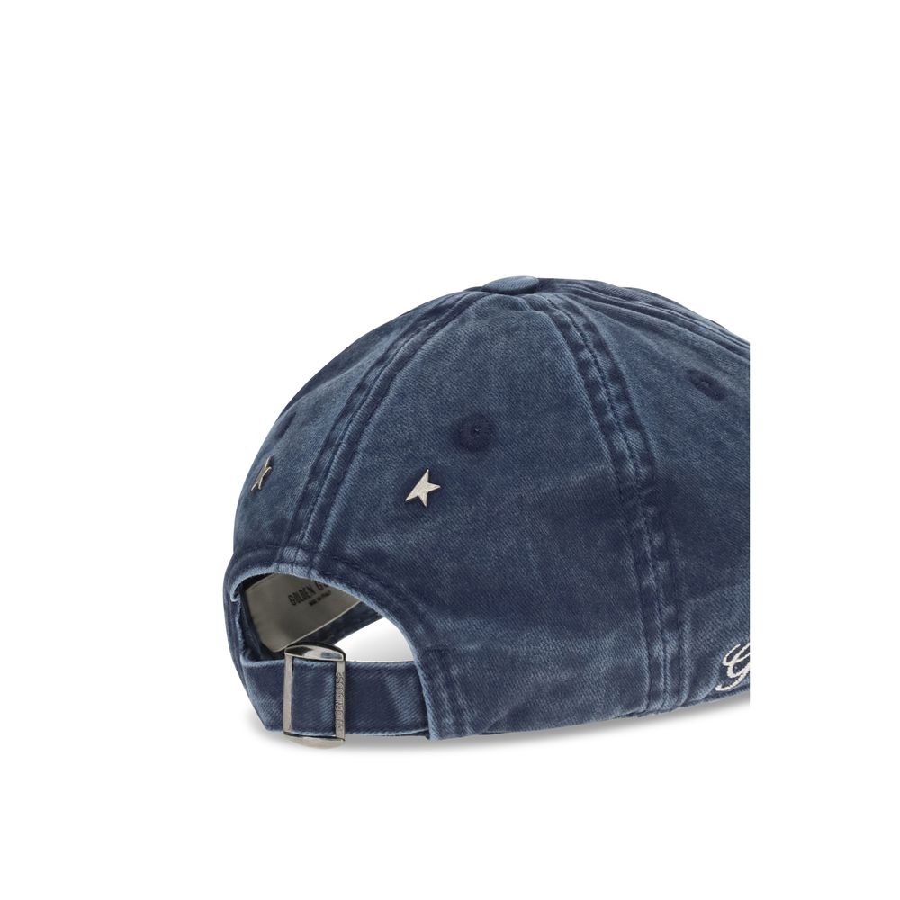 Golden Goose Blue Cotton Cap (Baseball Women's Hat)