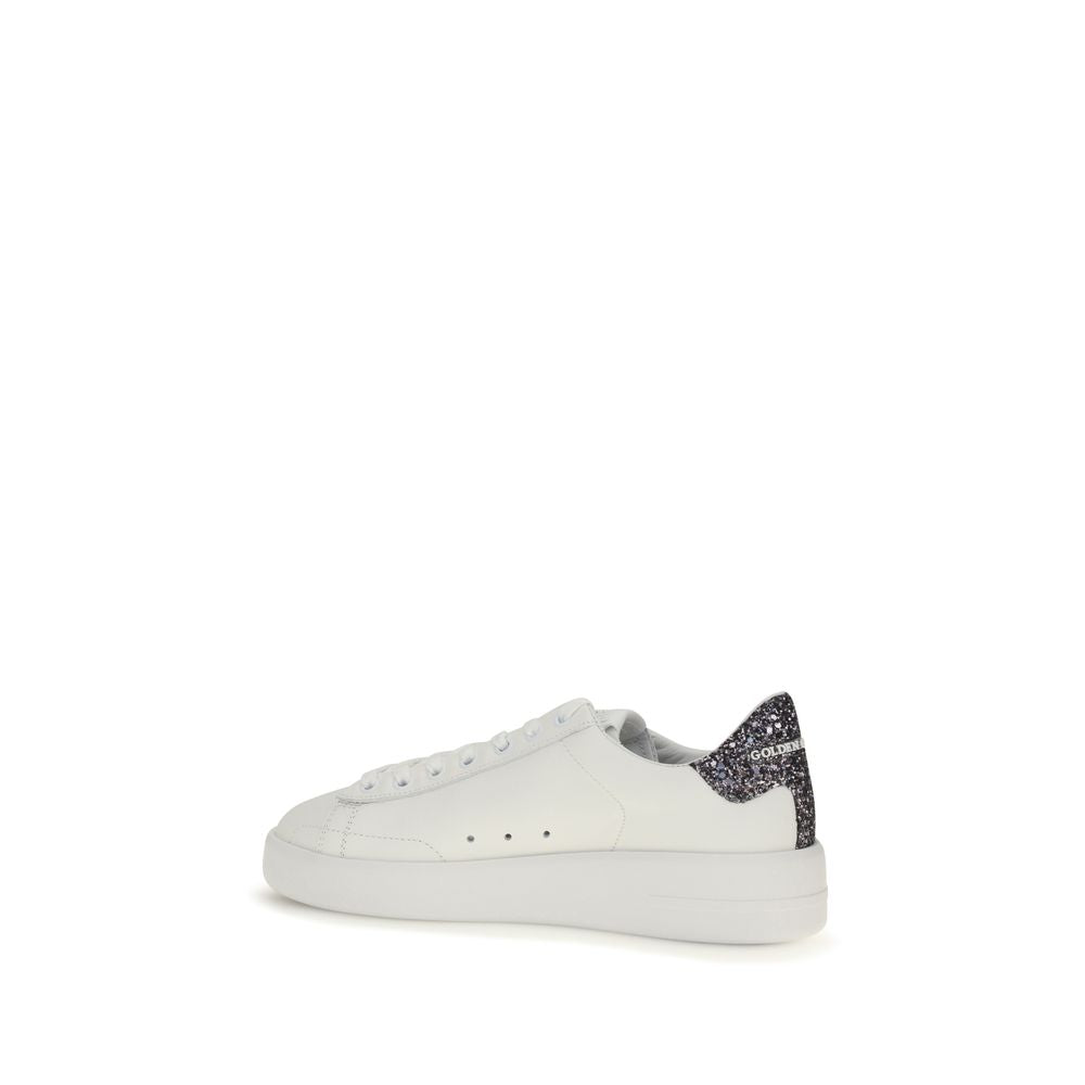 Golden Goose White Calf Leather Bos Taurus Low Top Women's Sneakers
