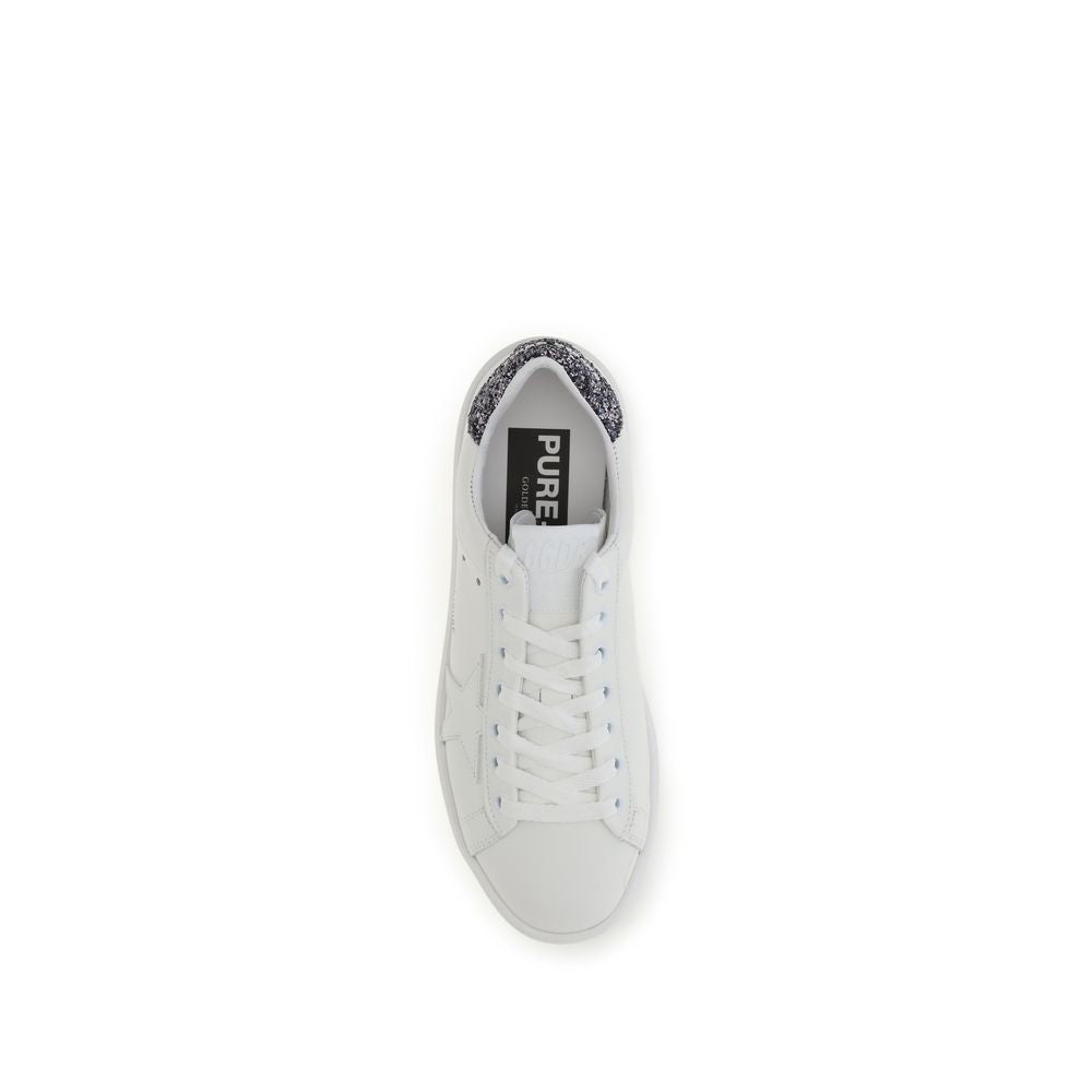 Golden Goose White Calf Leather Bos Taurus Low Top Women's Sneakers