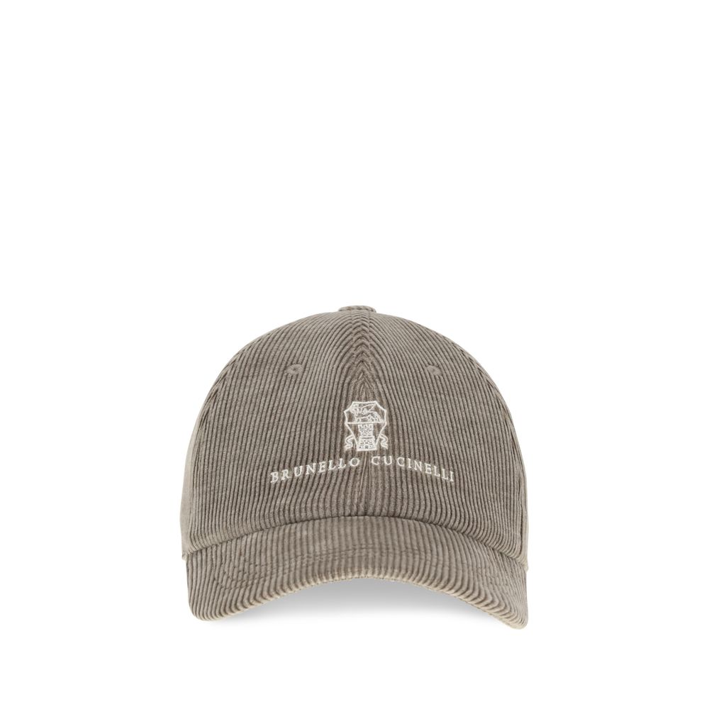 Brunello Cucinelli Beige Cotton Cap (Baseball Men's Hat)