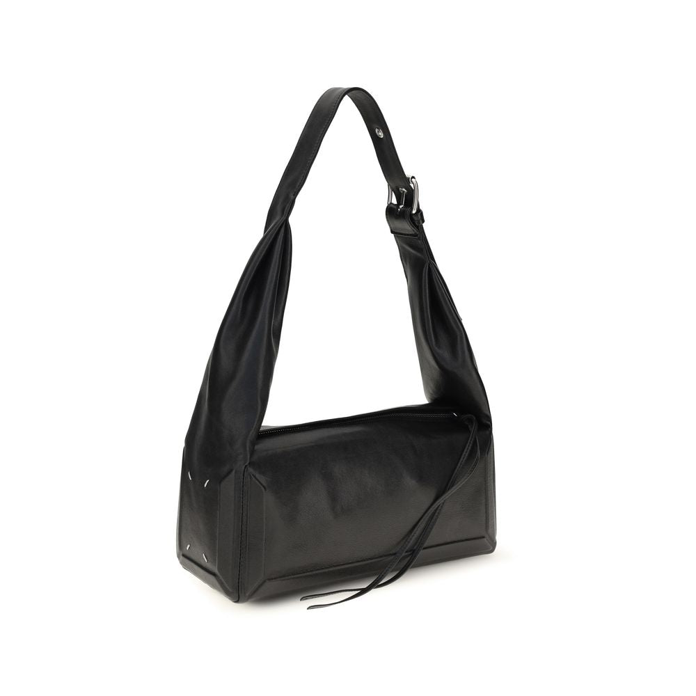 Maison Margiela Black Leather Shoulder Women's Bag