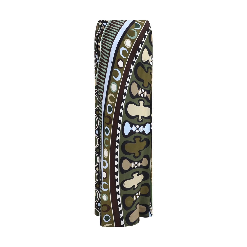 Emilio Pucci Multicolor Viscose Long Women's Skirt
