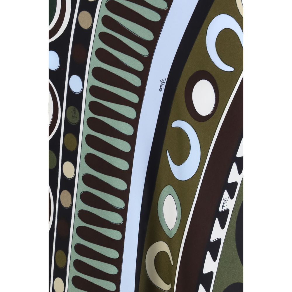 Emilio Pucci Multicolor Viscose Long Women's Skirt