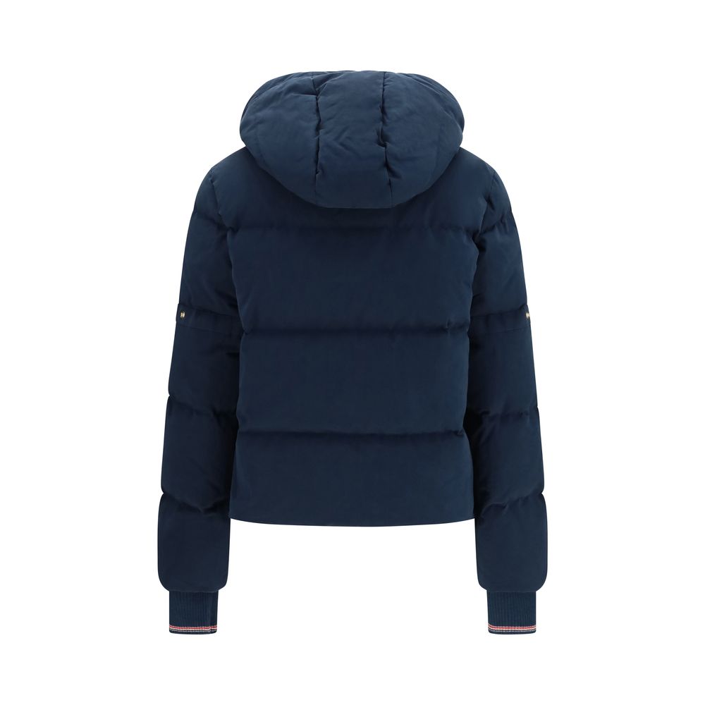 Thom Browne Blue Cotton Full-Length Women's Jacket