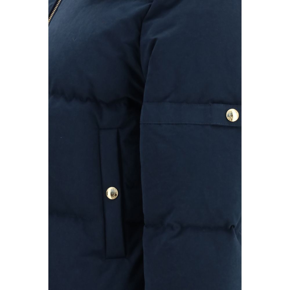 Thom Browne Blue Cotton Full-Length Women's Jacket