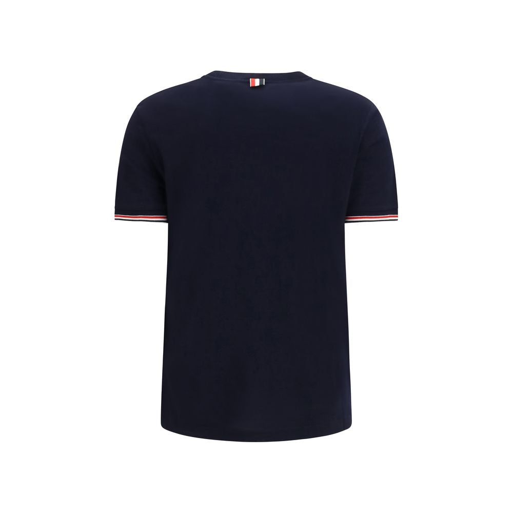 Thom Browne Blue Wool Oves Aries Women's T-Shirt