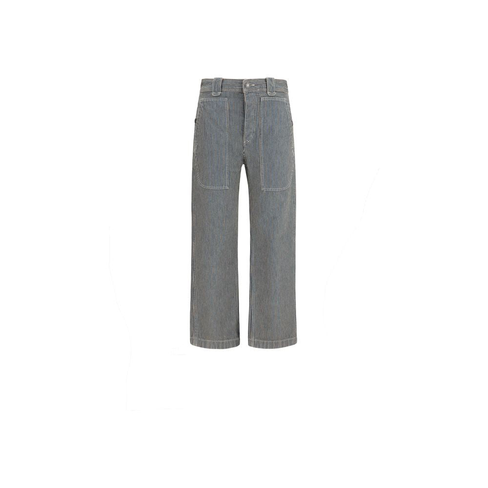 Isabel Marant Étoile Blue Polyester Casual Women's Pants