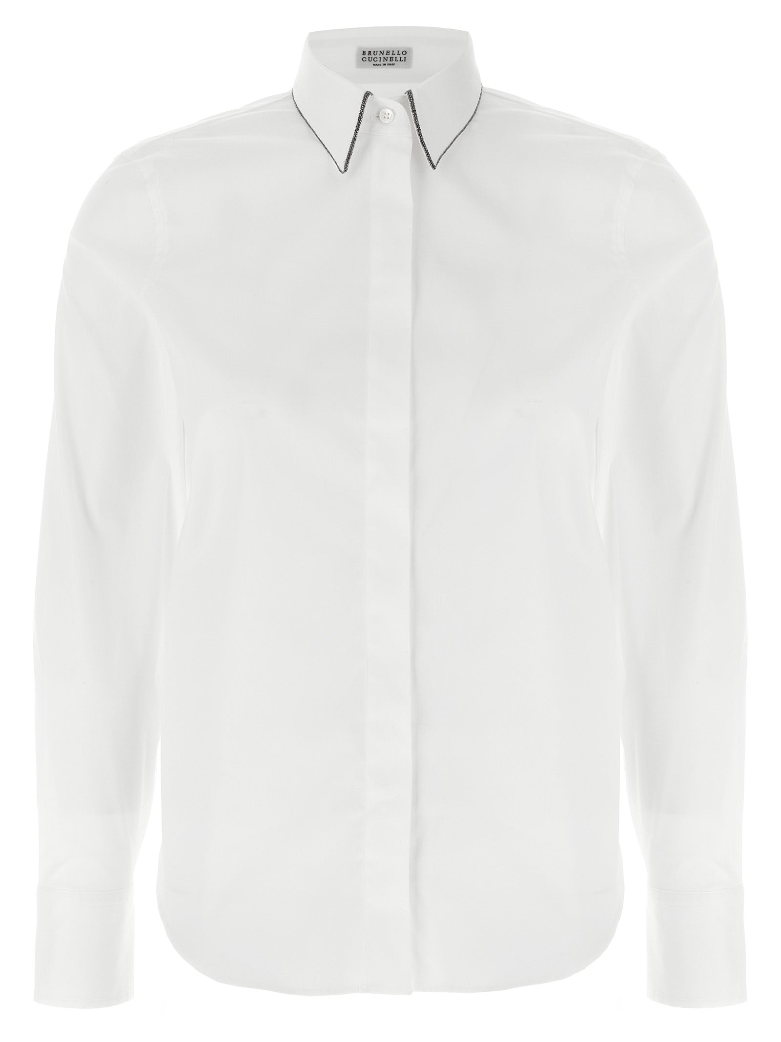 Brunello Cucinelli White Cotton Women's Blouse