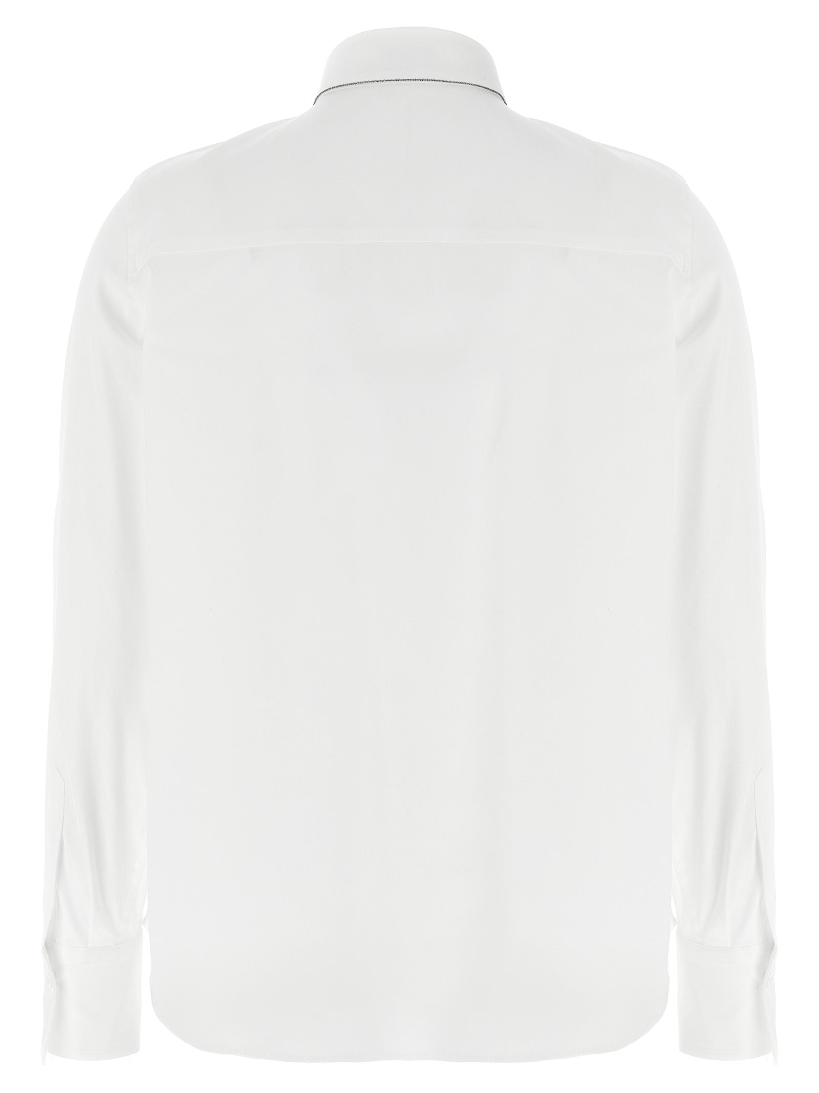 Brunello Cucinelli White Cotton Women's Blouse