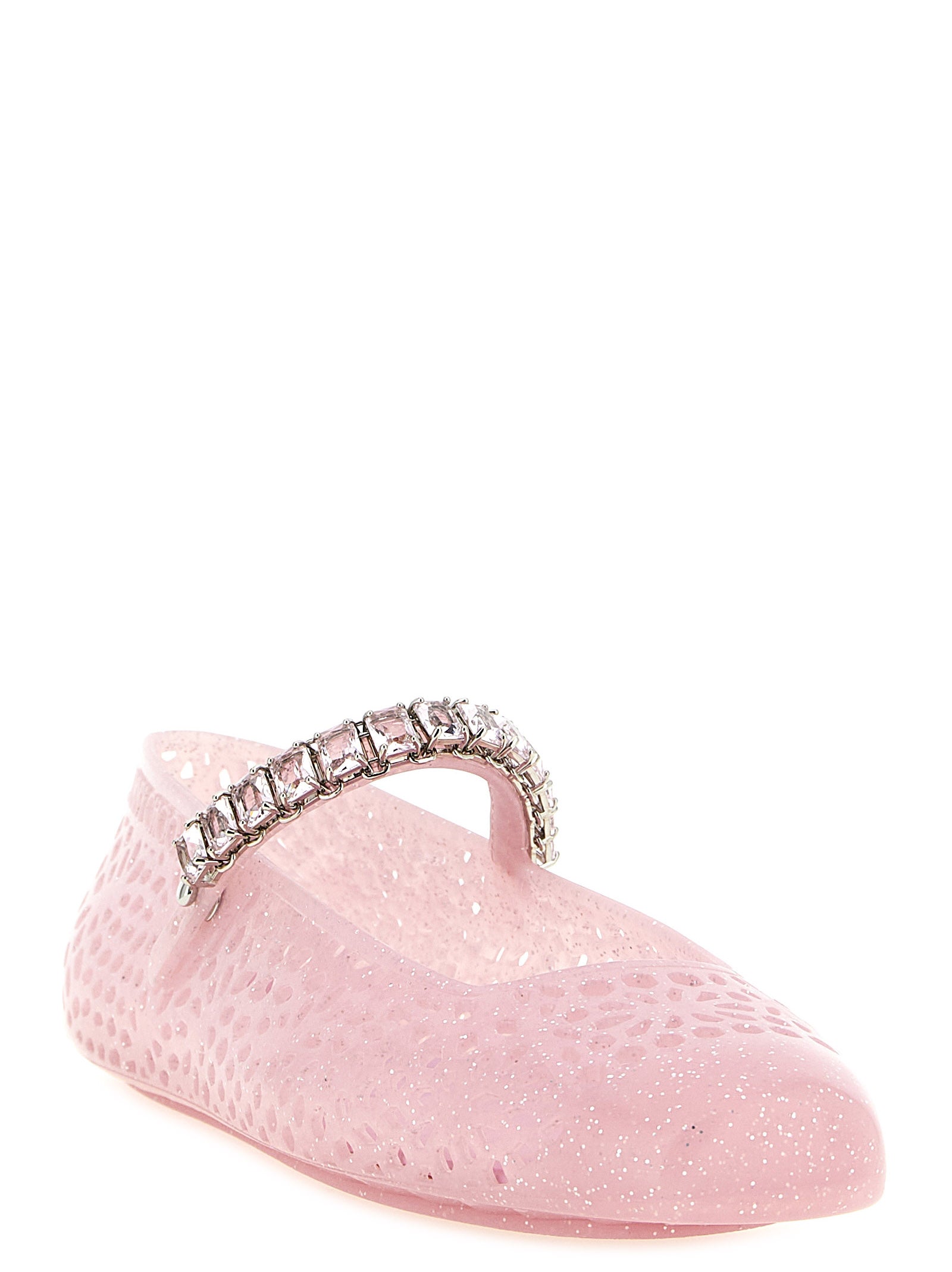Jimmy Choo Multicolor Plastic Ballet Women's Flats