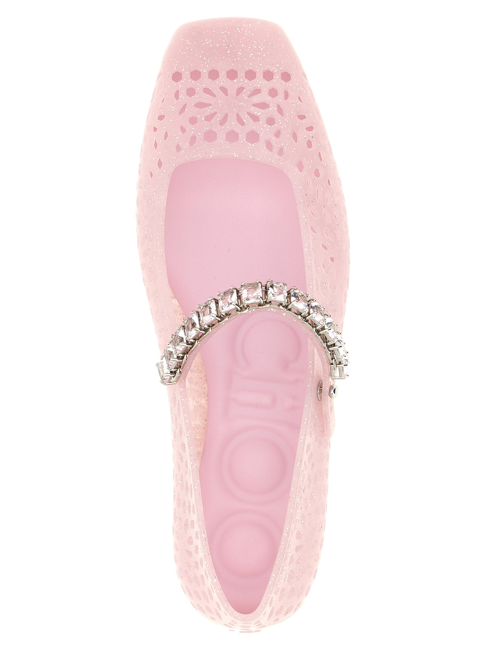 Jimmy Choo Multicolor Plastic Ballet Women's Flats