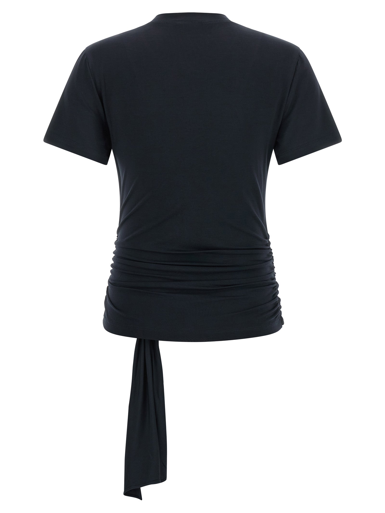 7 For All Mankind Blue Lyocell Women's T-Shirt