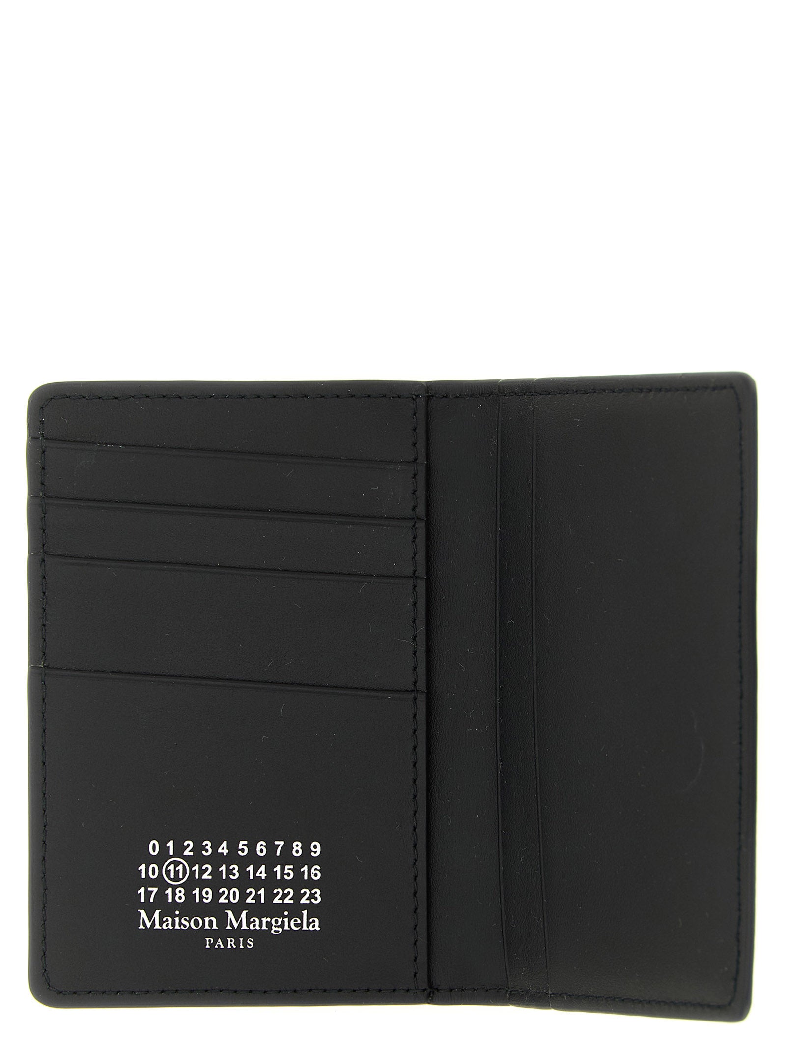 Maison Margiela Black Calfskin Men's Cardholder